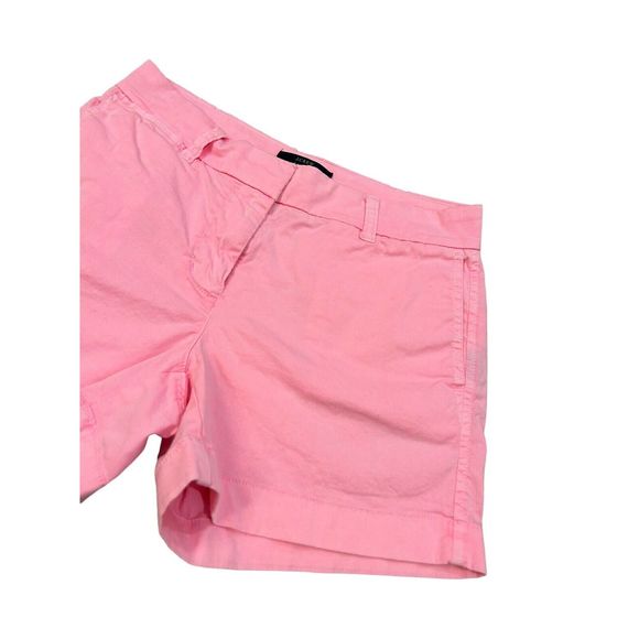 (SOLD)J Crew Size 0 Weathered Chino Shorts Fluorescent Pink Cotton Classic - Picture 2 of 6